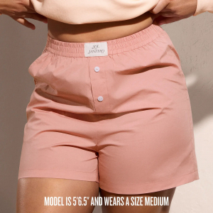 Rosa Poplin Boxer Shorts Sol De Janeiro